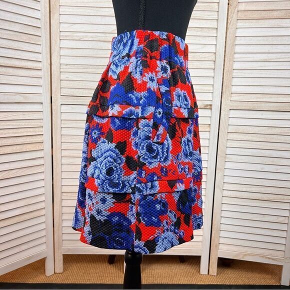 Anthropologie HD In Paris Lyanna Tiered Skirt  Small - Picture 4 of 11